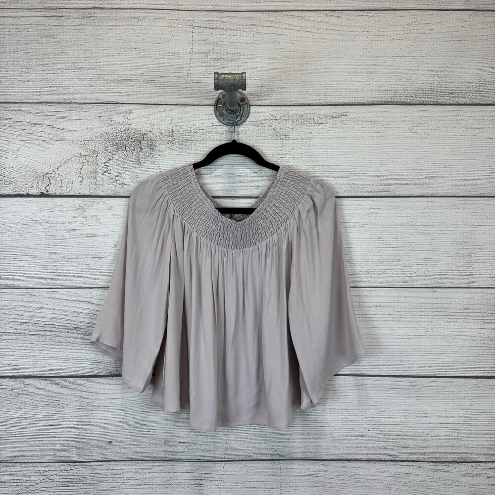 Aritzia Talula Women's Lilac Marcilly Off The Shoulder Blouse Size Small